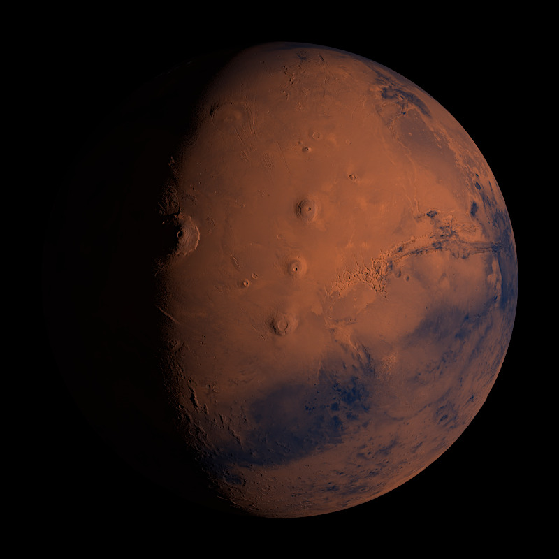 Mars Rendering global view