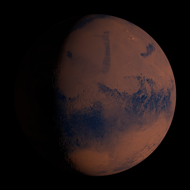 Mars Rendering global view
