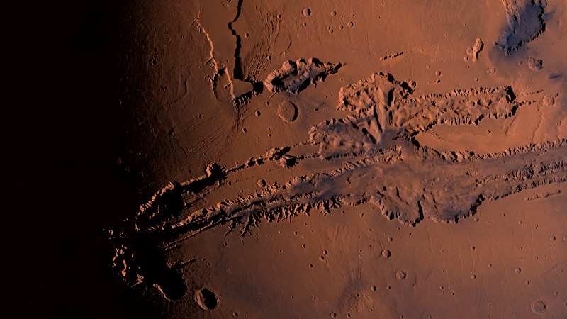 Mars Rendering Valles Marineris